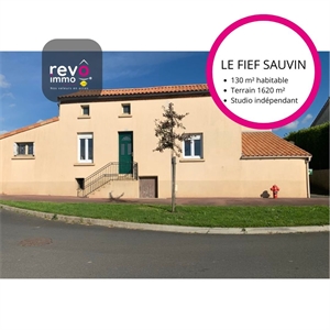 maison à la vente -   49600  LE FIEF SAUVIN, surface 130 m2 vente maison - GAR029202